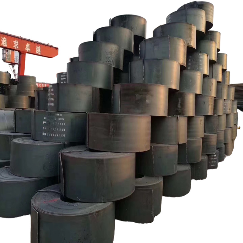 Tangshan Iron and Steel q235b Steel Plate 5mm Medium Plate Engineering Anti-skid Wear Resistant Steel Plate Fixed Size Pattern Plate