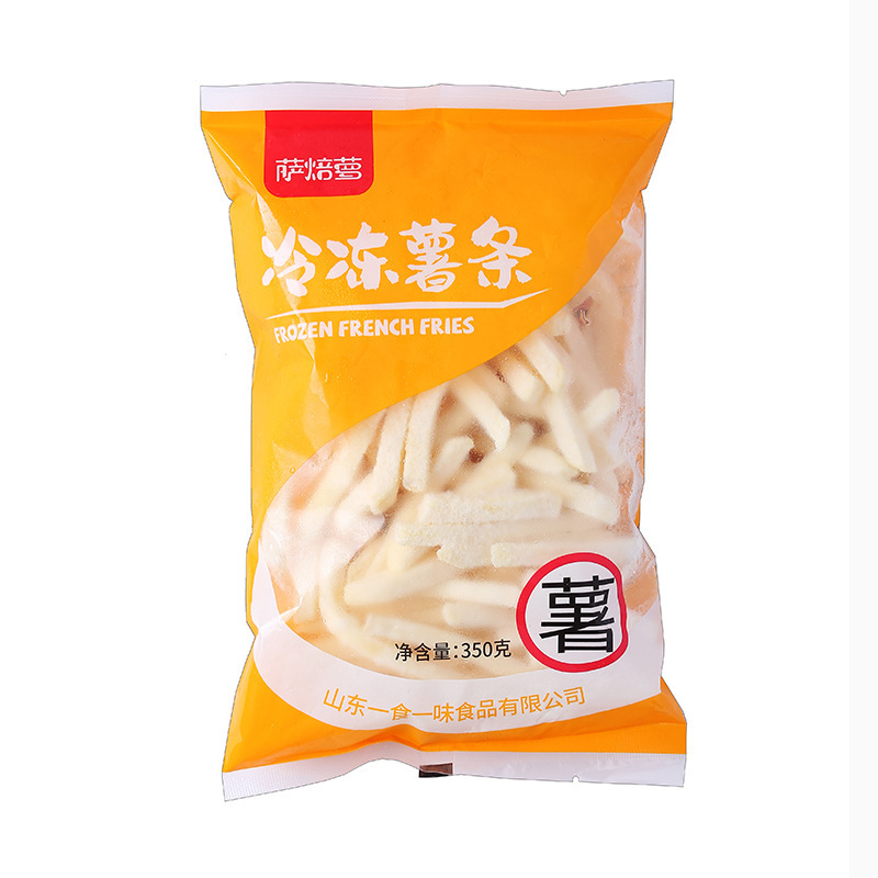 Frozen French Fries Semi-Finished Product for Commercial Use, Suitable for Stalls, Fried in Air Fryer, Easy to Operate, Quick-Frozen, Crispy, Peeled, American Style
