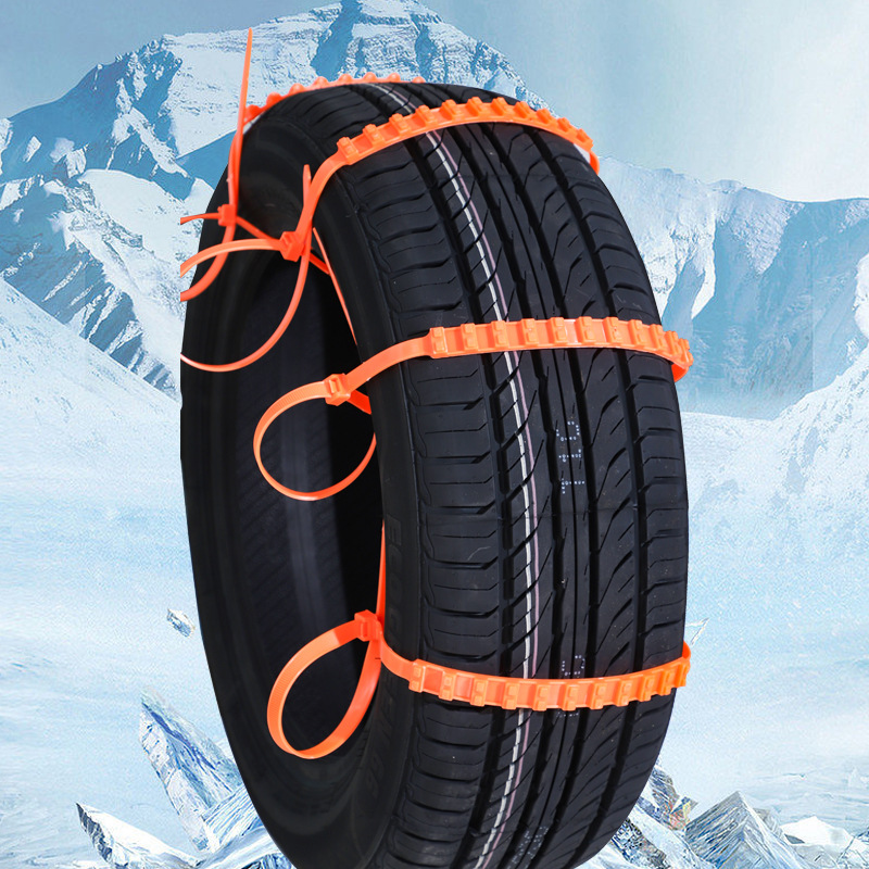 Car Anti-Skid Tie-Down Strap for Sedans, Suitable for Off-Road Vehicles, Suvs, Vans, Universal Snow Tire Anti-Skid Chains