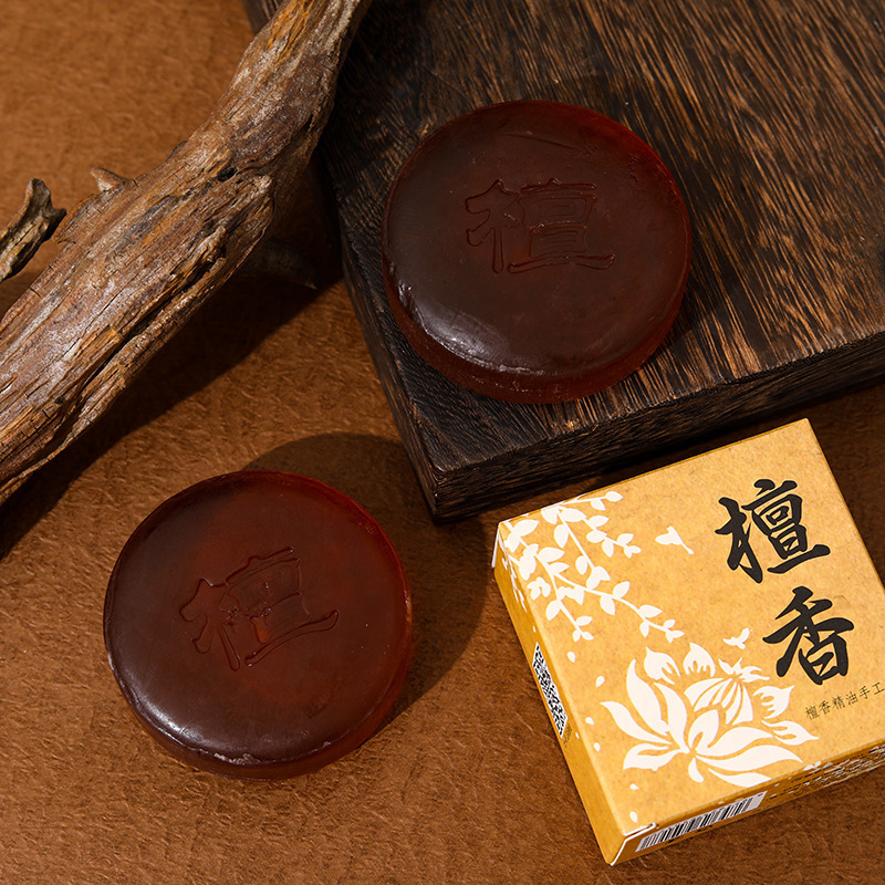 Spot on behalf of the hair sandalwood soap sink soap handmade essential oil soap cleansing bath Buddha soap moisturizing soap wholesale