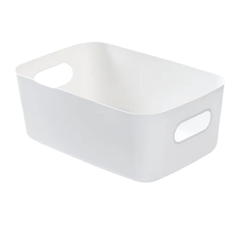Desktop Storage Box Cosmetic Storage Box Kitchen Drawer Sundries Plastic Box Rectangular Fit Box snack basket