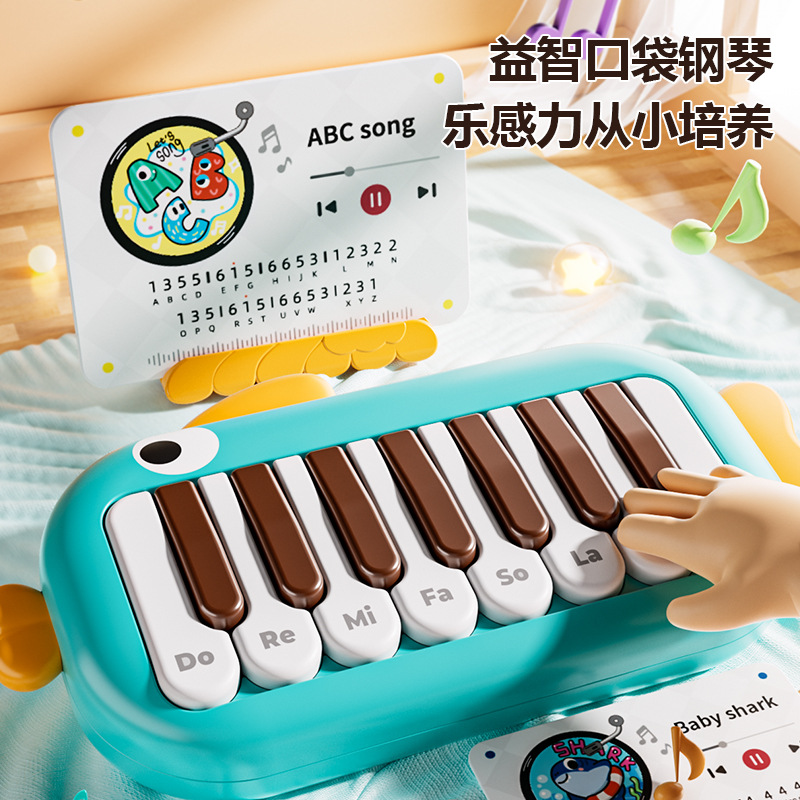Cross-border wholesale children's electronic piano beginner mini pocket small piano can play early education multi-functional musical instrument toys