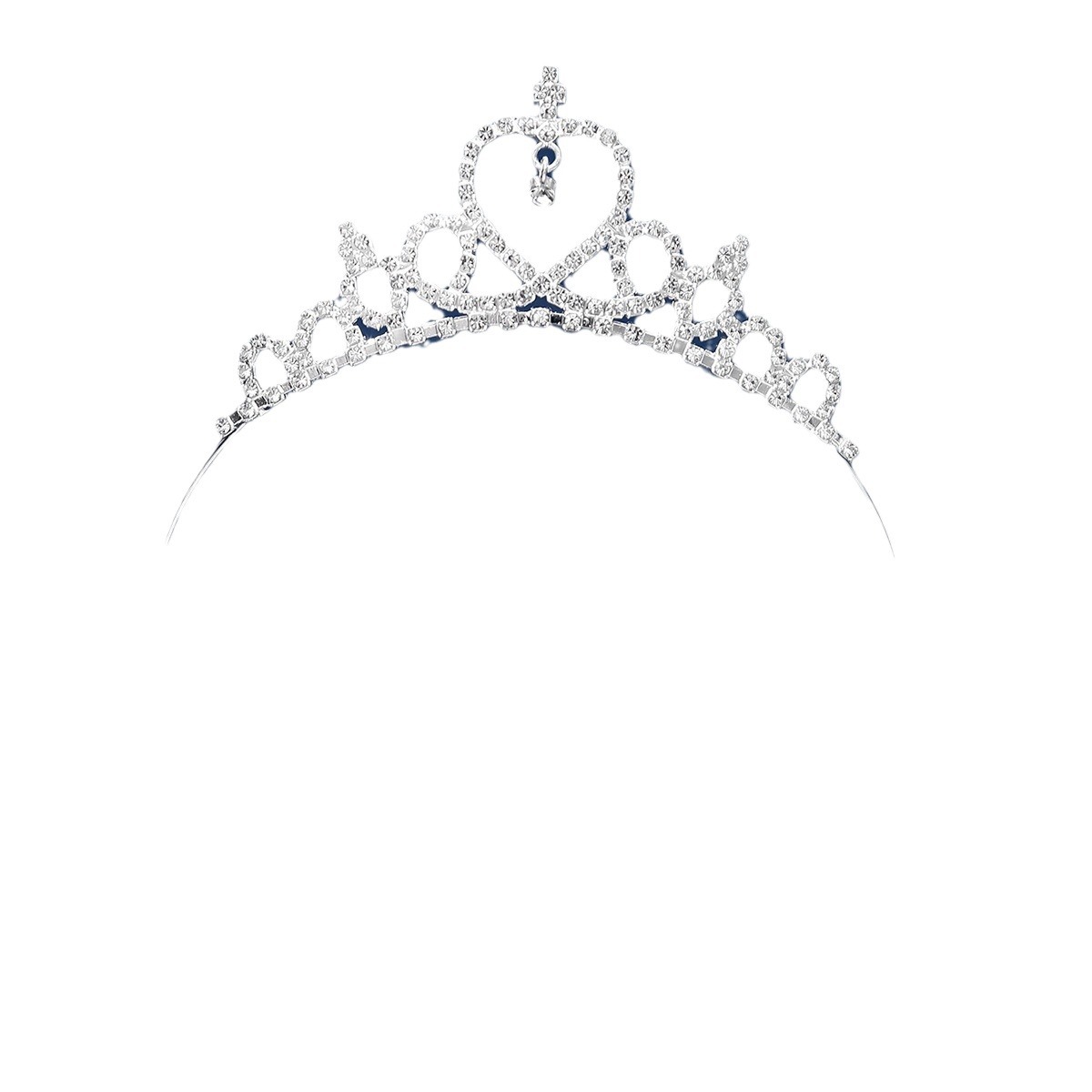 Cross-border Fashion Princess Crown Hair Accessories Simple All-match Exquisite Wedding Accessories Birthday Crown Hair Band Headwear