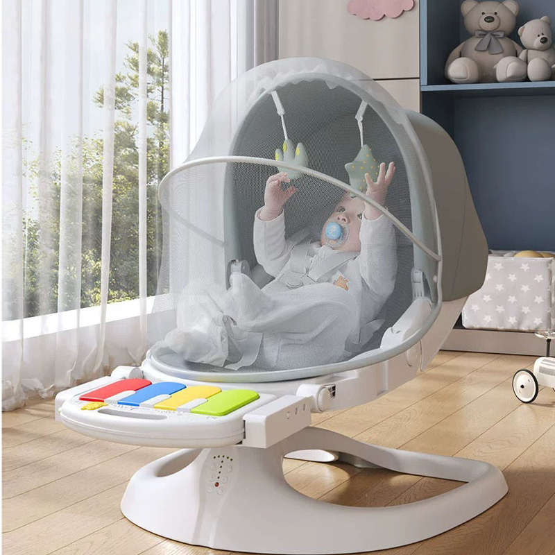 Baby coax artifact baby Electric rocking chair newborn coax sleeping Cradle Bed baby soothing chair with baby sleeping recliner