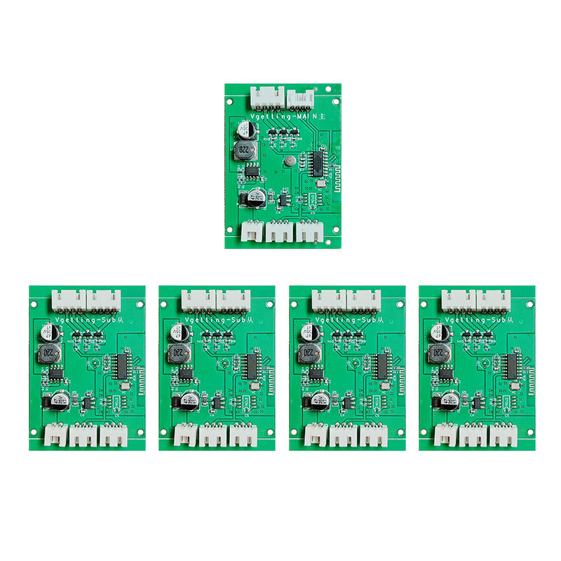 Bocong One Main Four Auxiliary Colorful Atmosphere Light Controller Car Four-Door Light Strip Modified Colorful 10-30V Light Upgrade