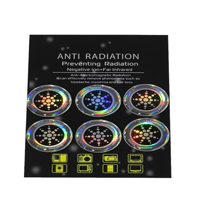 Six pieces of energy anti-radiation shield/mobile phone anti-radiation sticker/negative ion anti-radiation mobile phone sticker shield can be formulated at will.