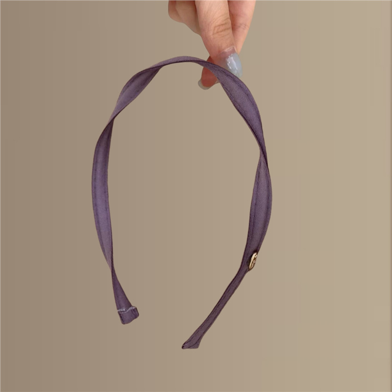 Design Advanced Spiral Pressure-Sensitive Hair New Headband Headband for Women, Versatile Face Wash Hair, Retro Korean Style