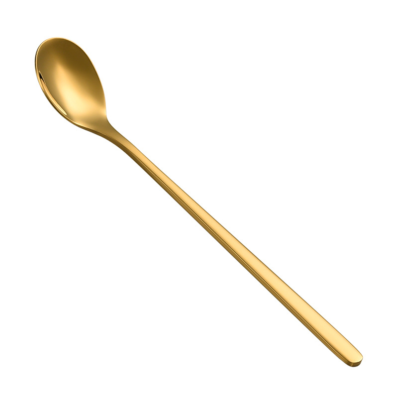 304 Stainless Steel Water Drop Spoon Thickeneded Coffee Spoon Bird's Nest White Fungus Honey Stirring Spoon Souvenir Laser Logo