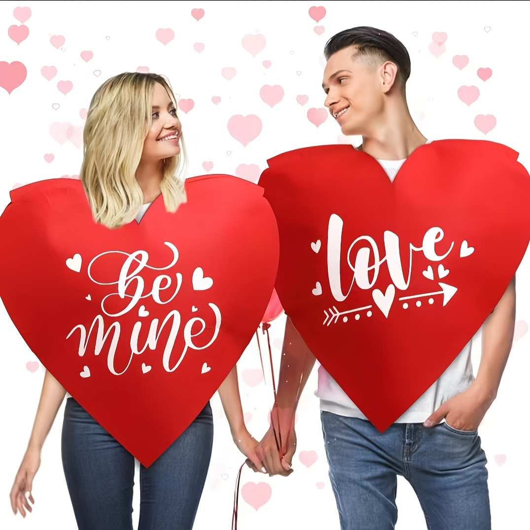 Cross-Border New Valentine's Day Vest with Logo for Party and Festival Wear, Reusable Valentine's Day Vest