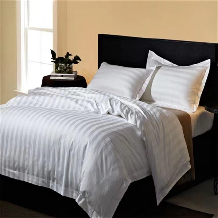 Cotton Hotel Bedding Hotel Four-Piece Set Three-Piece Hotel Satin Bed Sheets Quilt Cover Hotel Hospital Set