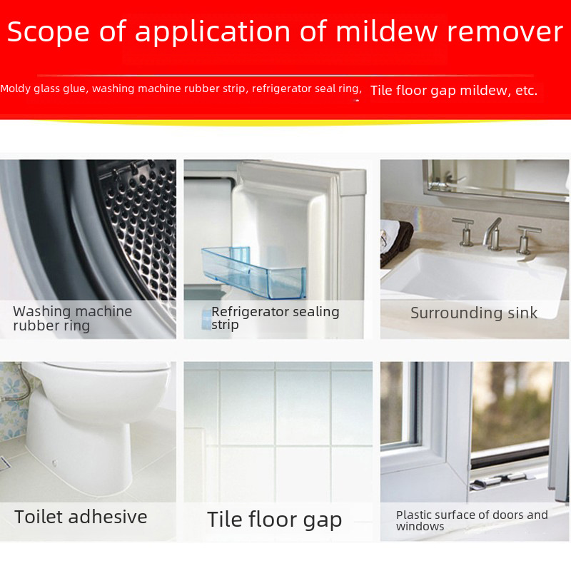 Mildew Remover Gel for Refrigerator and Washing Machine Mold Stain Removal