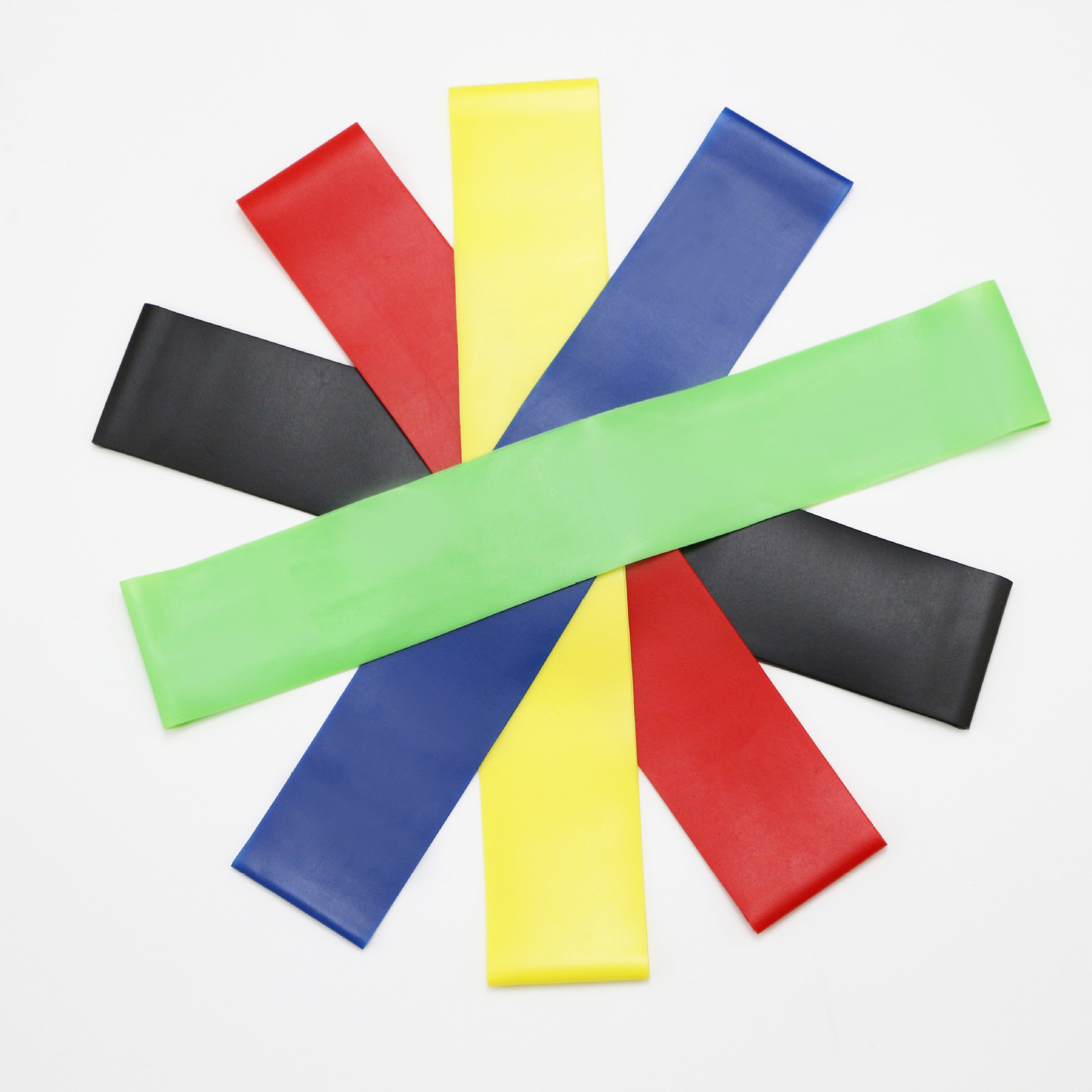 Spot wholesale yoga TPE elastic belt fitness resistance belt yoga belt strength training Resistance ring elastic rope