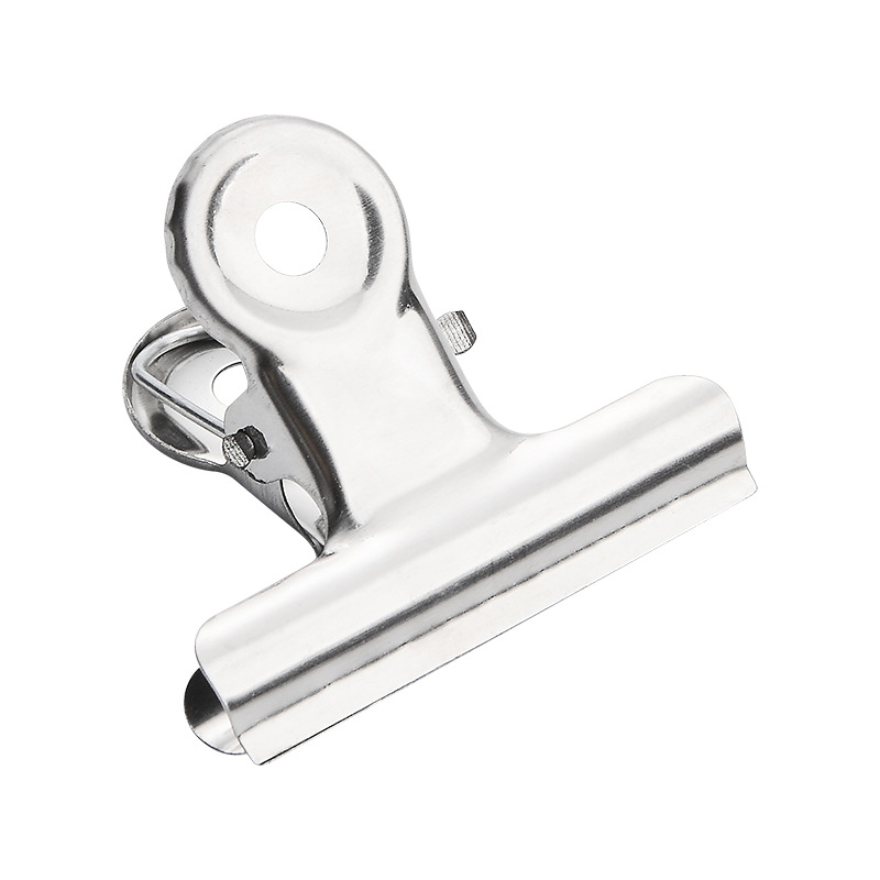 Guangkai Stainless Steel Document Clip Metal Hardware Ticket Clip Bills Clip Round Head Magnet Clip Stationery Clip