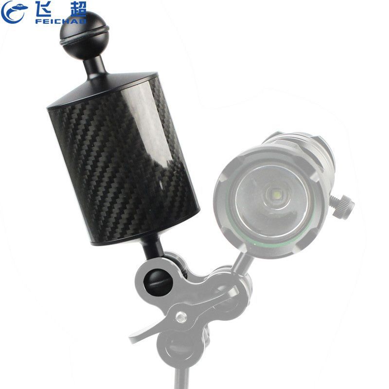 Feichao Diving Photography D60Mm Carbon Fiber Buoyancy Arm 5/8/10/12/ 14inch Diving Fill Light Arm