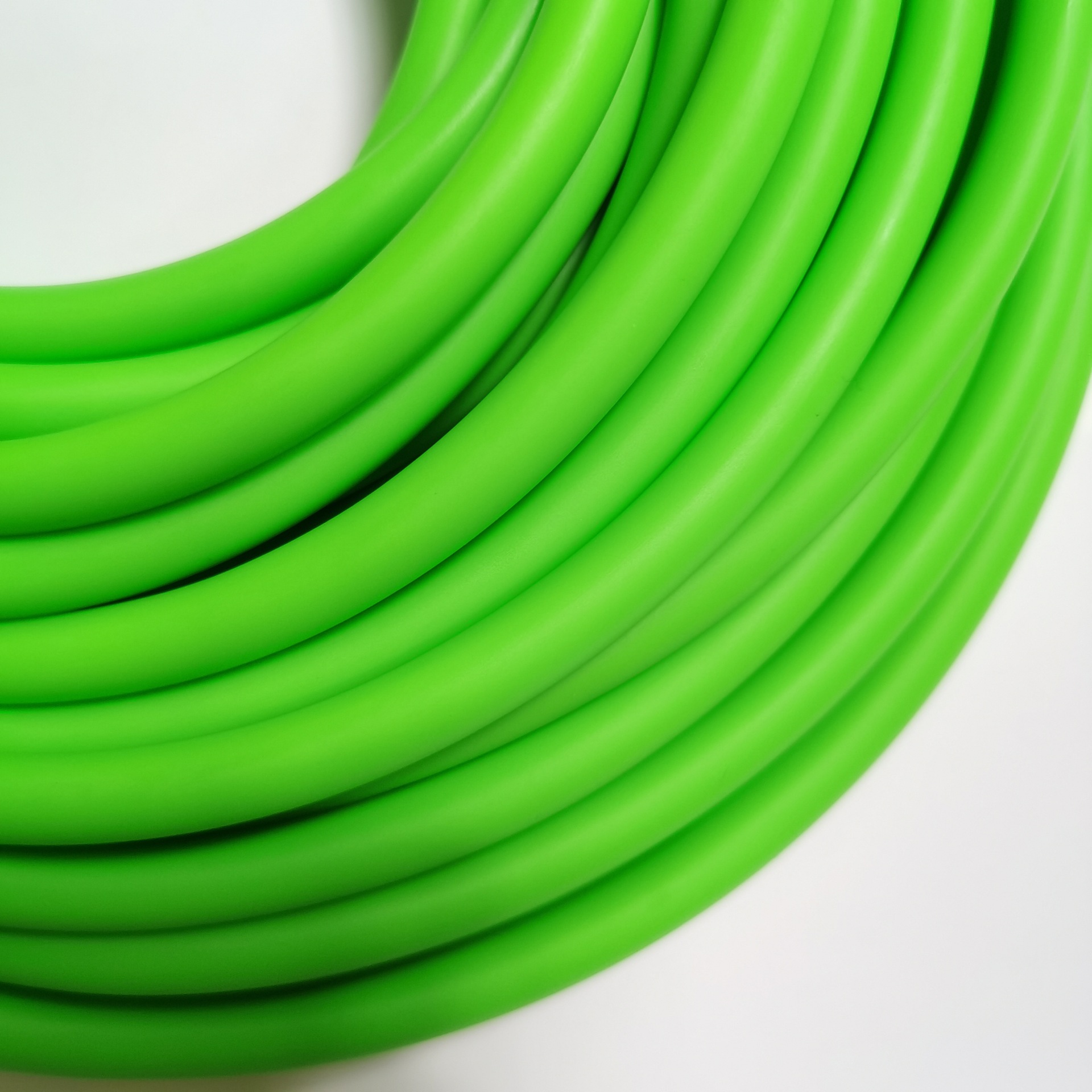 2040 fluorescent green 1636 hollow latex tube slingshot rubber band rebound fast power toy 1.6*3.6