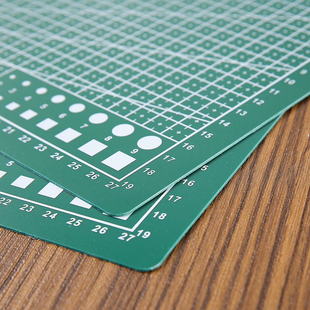 Cutting pad A4 art engraving board ruler plastic cutting board scale board examination special stationery span