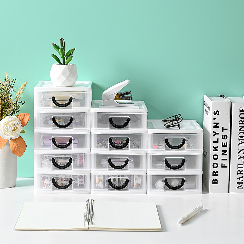 Многоуровневая прозрачная коробка для хранения медикаментов, пылезащитная ящичная коробка для стола, шкаф для хранения лака для ногтей и ухода за кожей для волос
