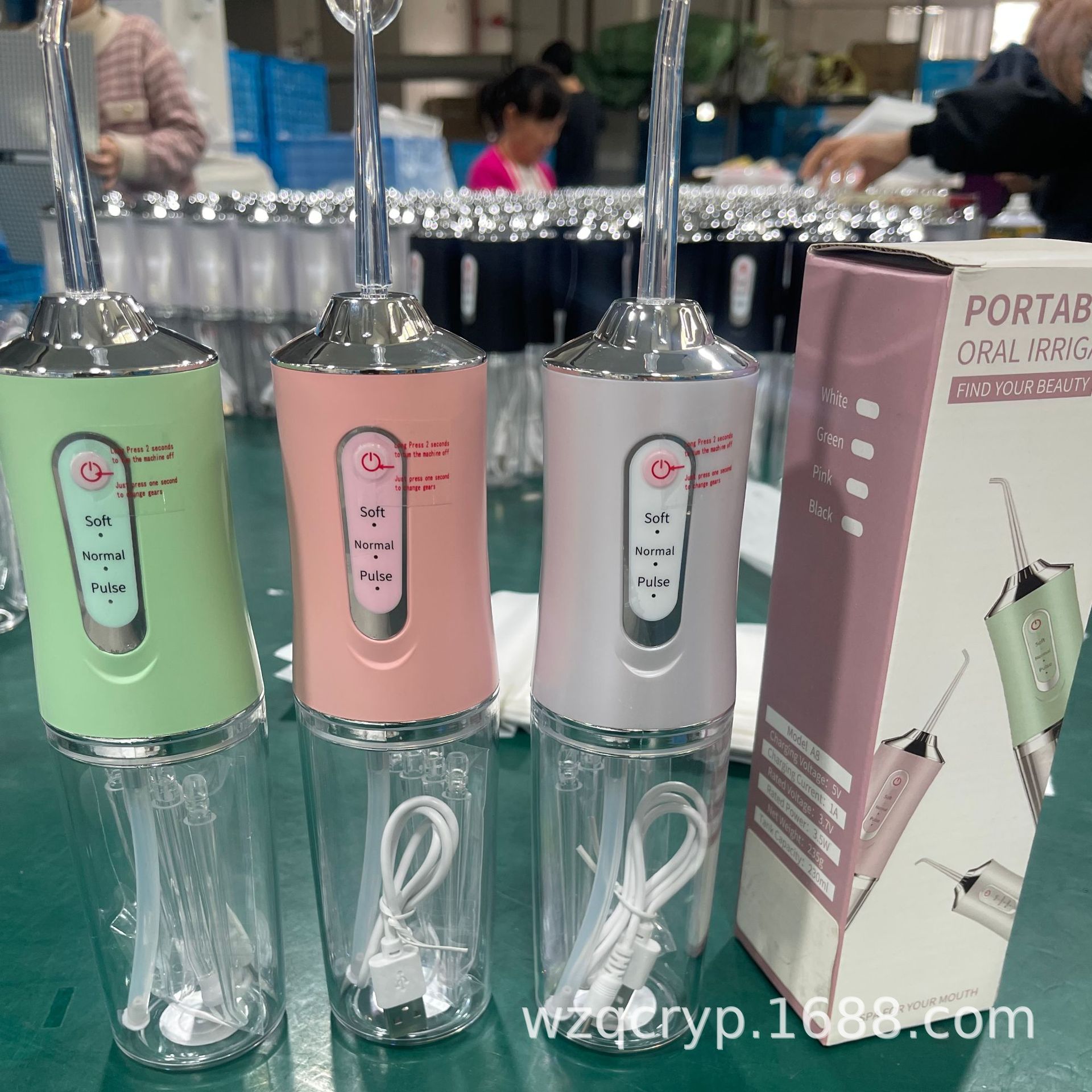 Cross-Border Amazon Electric Tooth Rinser Portable Household Tooth Water Line Rinser Oral Tooth Cleaning Toothbrush