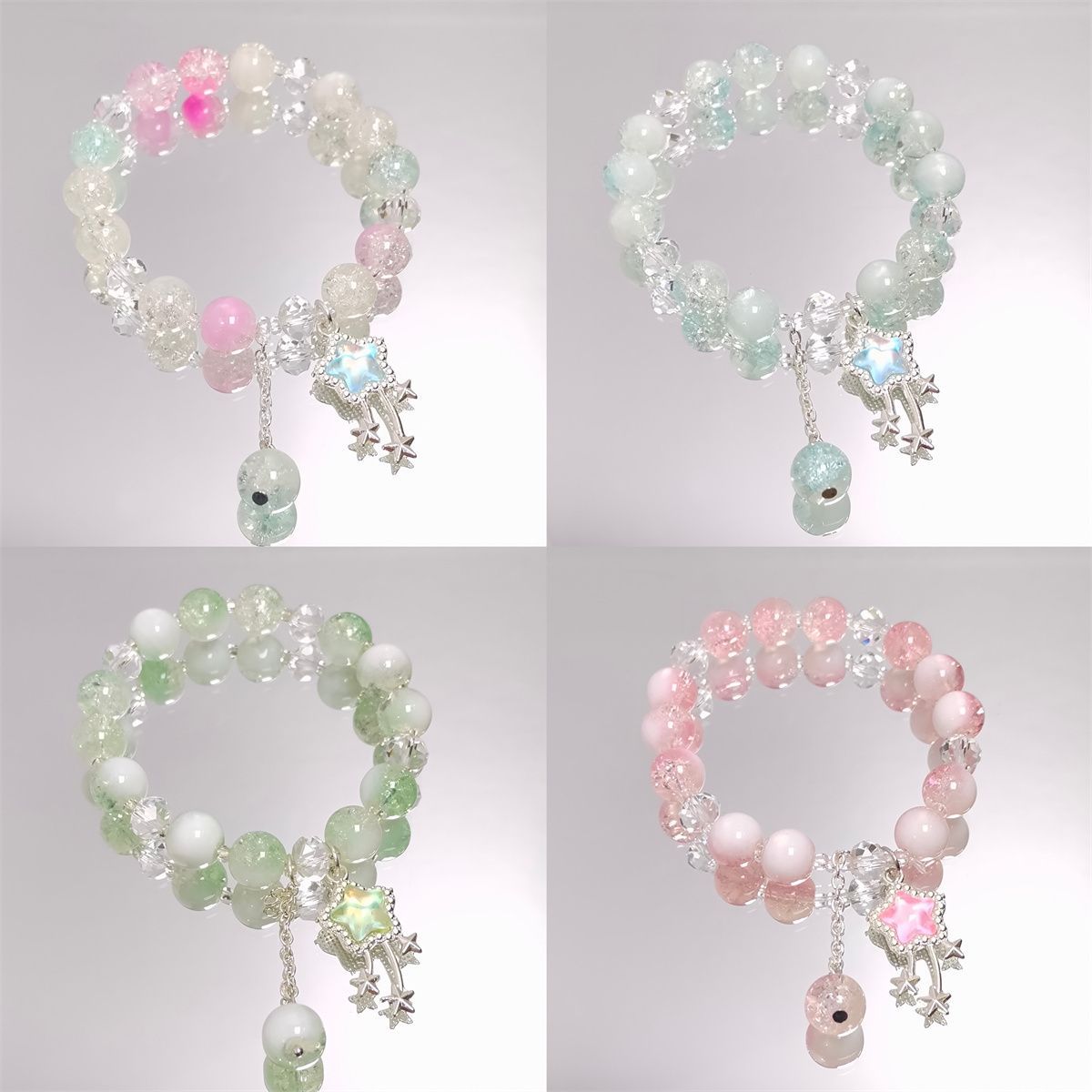 Новый браслет из кристаллов в стиле Мори, дизайн в нише, сладкие универсальные украшения для студентов, браслет для лучшей подруги