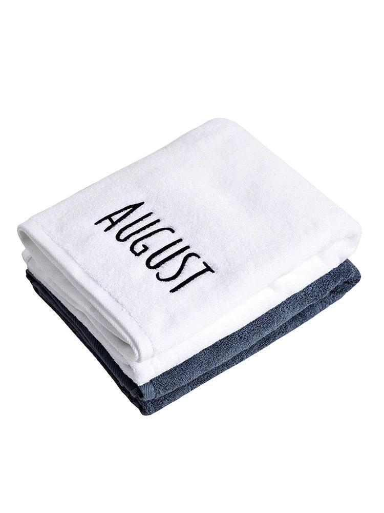 Manufacturer Processes Customized Logo Pure Cotton Bath Towel Pure Color Large Adult Wrap Beach Towel Thickeneded and Absorbent 140*70