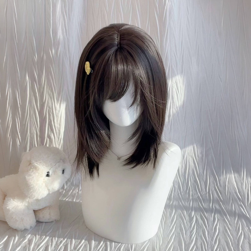Парик до ключиц с высоким уровнем, милой девочки Лолиты, комплект Xiangyu