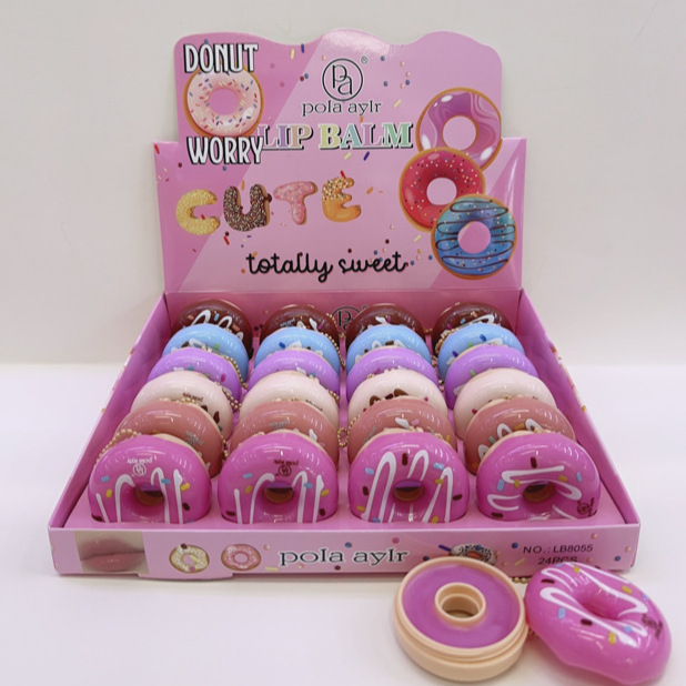 Cross-border new cartoon spherical children lip balm fruit flavor lip balm lip balm lip care wholesale