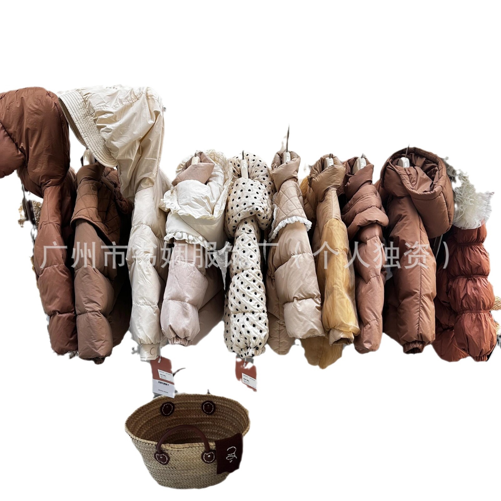 Balabala Nuoyan Brand Children's Wear Winter Down Jacket cotton-padded jacket Factory Physical Store Live Supply