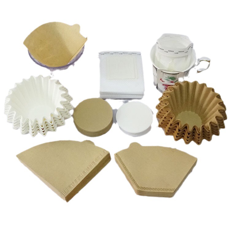 Hanging Ear Coffee Filter Bag Hand-made Coffee Powder Bowl Filter Paper V60 Vietnam Drip Cup 369 Moka Pot Filter Paper