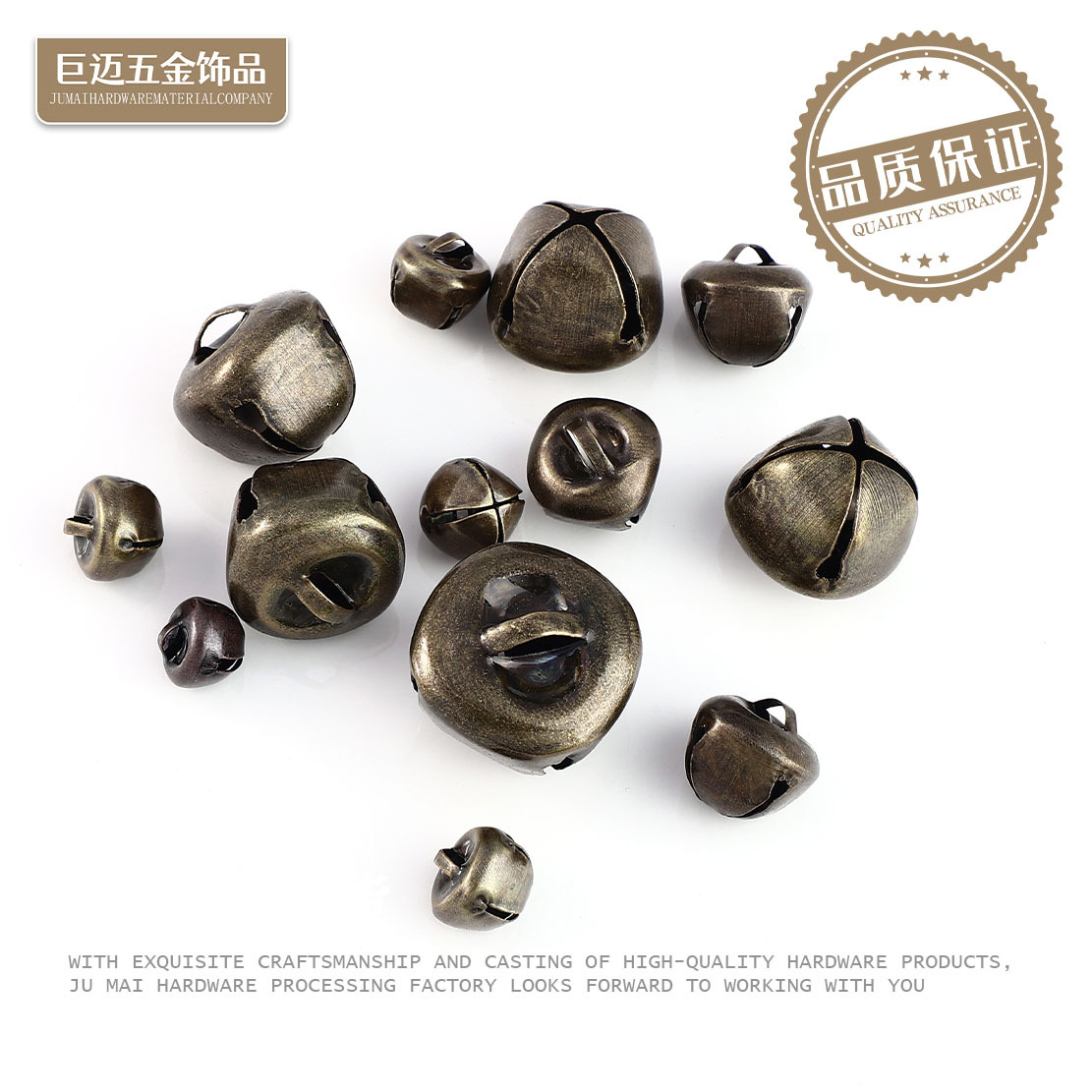 Jumai новый бронзовый колокол ретро четырехлистный колокол рождественское художественное украшение аксессуары