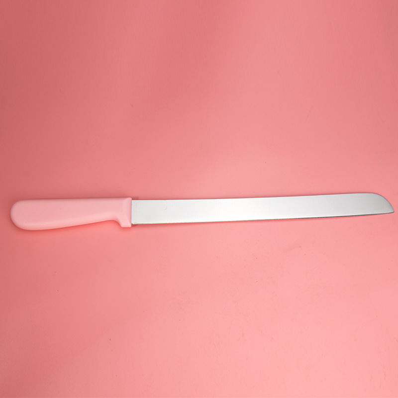 Manufacturer Supplies Stainless Steel Serrated Bread Knife, Cake Knife, Toast Slicing Knife, Cake Baking Tool That Is Not Easy to Chip