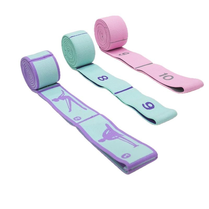 Children's Dance Elastic Band Special Number 8 Grids Segmented 10 Grids 12 Grids Yoga Resistance Band Practice Belt Resistance Band