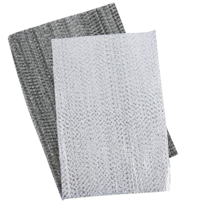 Aluminum Film Composite Non-Woven Aluminum Film Needle-Punched Cotton Thermal Insulation Metal Cotton Aluminum Film Fabric Filled Cotton White Polyester