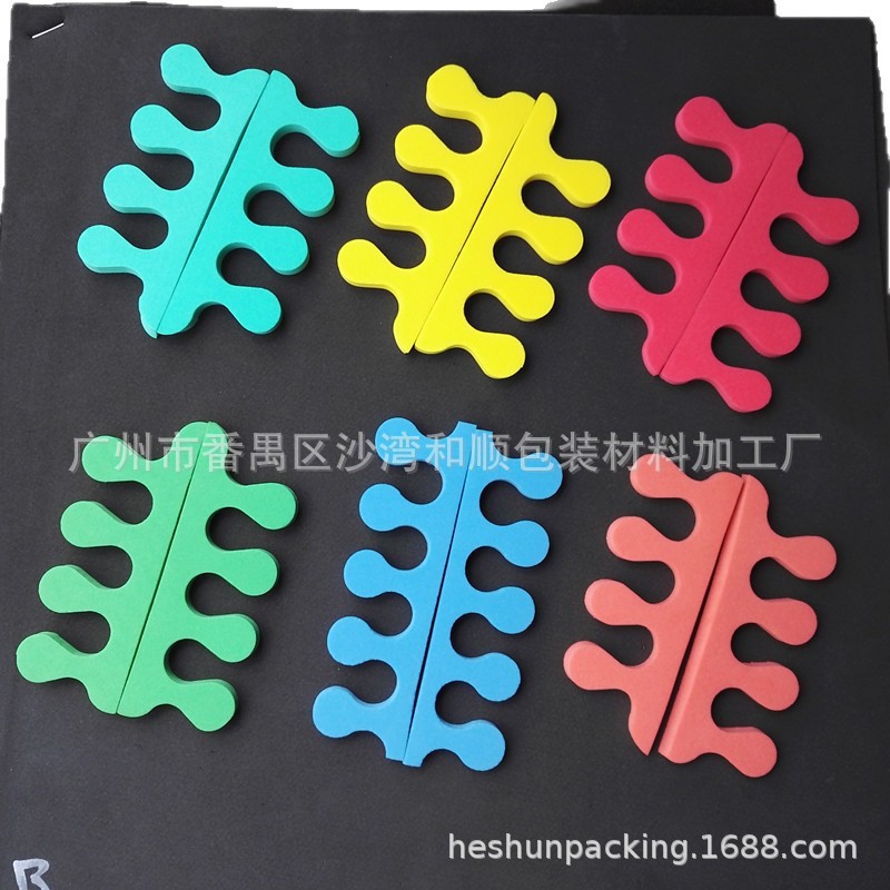 Eva Separator Nail Toe Separator, Nail Separator, Colorful Toe Separator Cotton, Foot Clip, Toe Clip Cotton