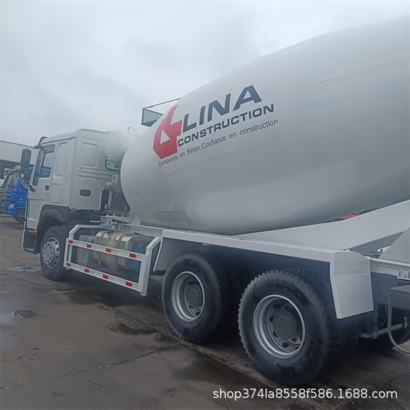 Export 8X4 Mixing Tank 15 Cubic Meters Used Concrete Transport Tank Truck 12 Cubic Meters Howo Concrete Mixer Truck