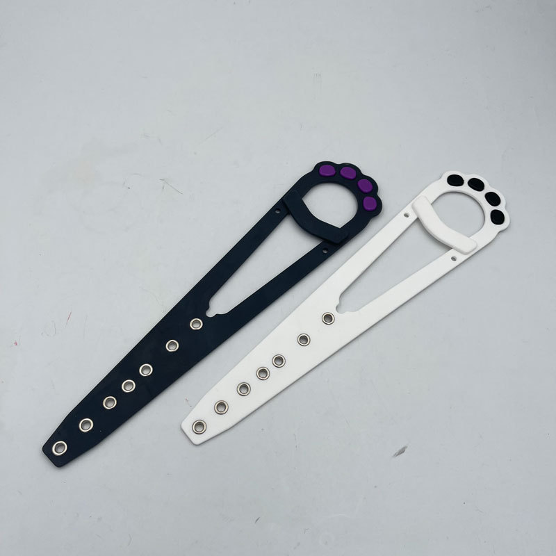 New cat door bracket Latch cat door replacement installation quick elastic lock with cat door Holder Latch