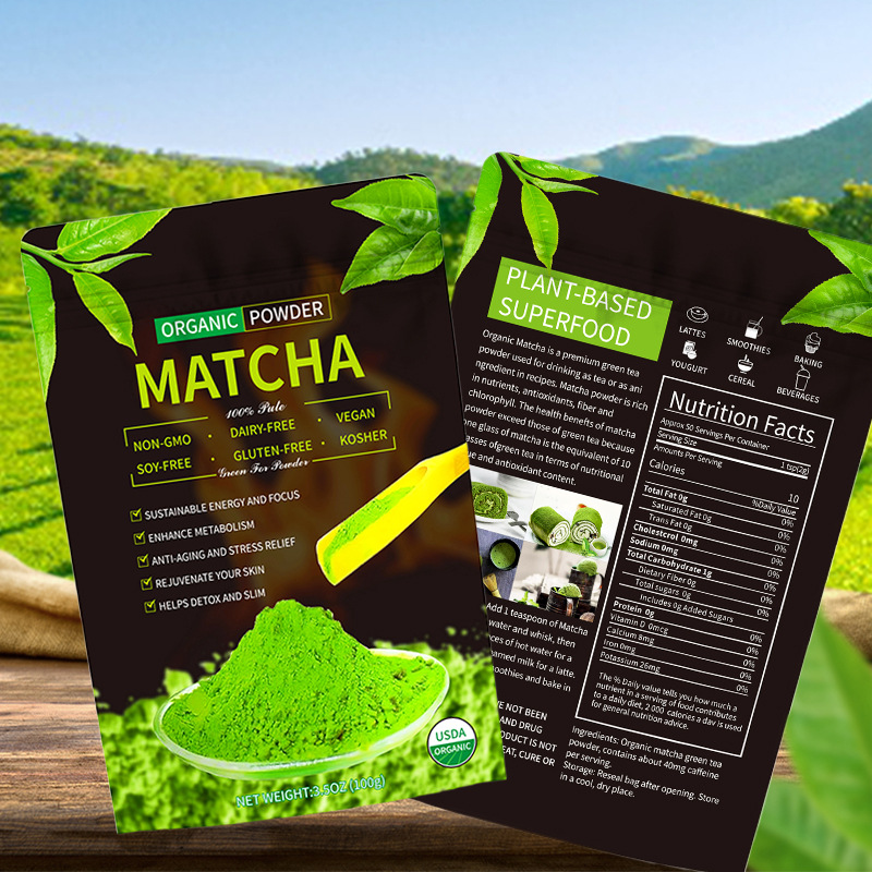 Чистый органический порошок матча, 100 г