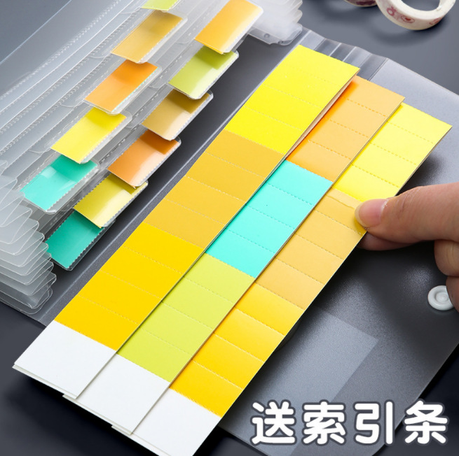 Deli Mini Bag 5561 Small Organ Bag 13 Grid A6 Daily Certificate Document Receipt Holder Multifunctional Bill Bag