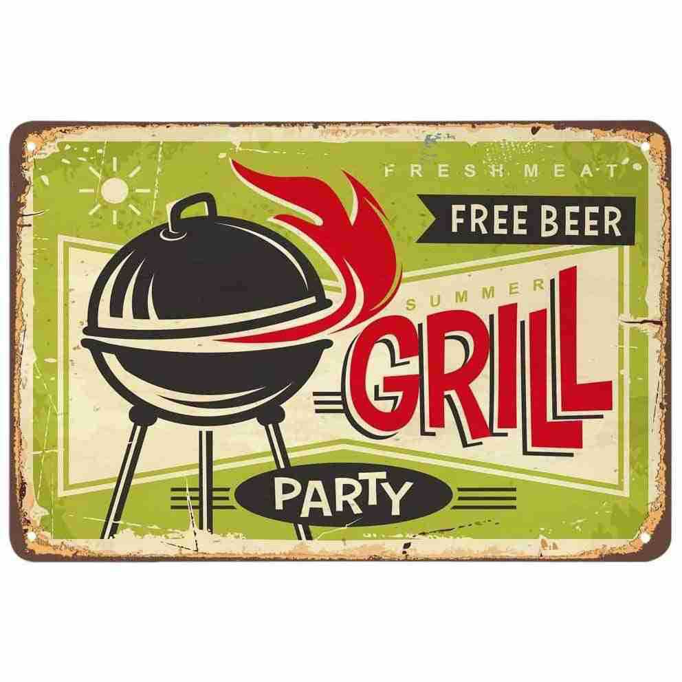 Vintage Tin Painting Cartoon Gourmet Restaurant Reminder Decoration Cat Amazon WishTemu Cross-border Decorative Painting