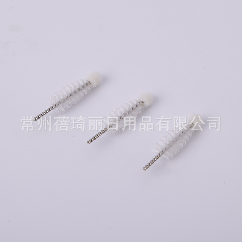 Factory supply nylon eyelash brush head spiral eyelash comb replacement brush head accessories disposable portable eyebrow shaping tool