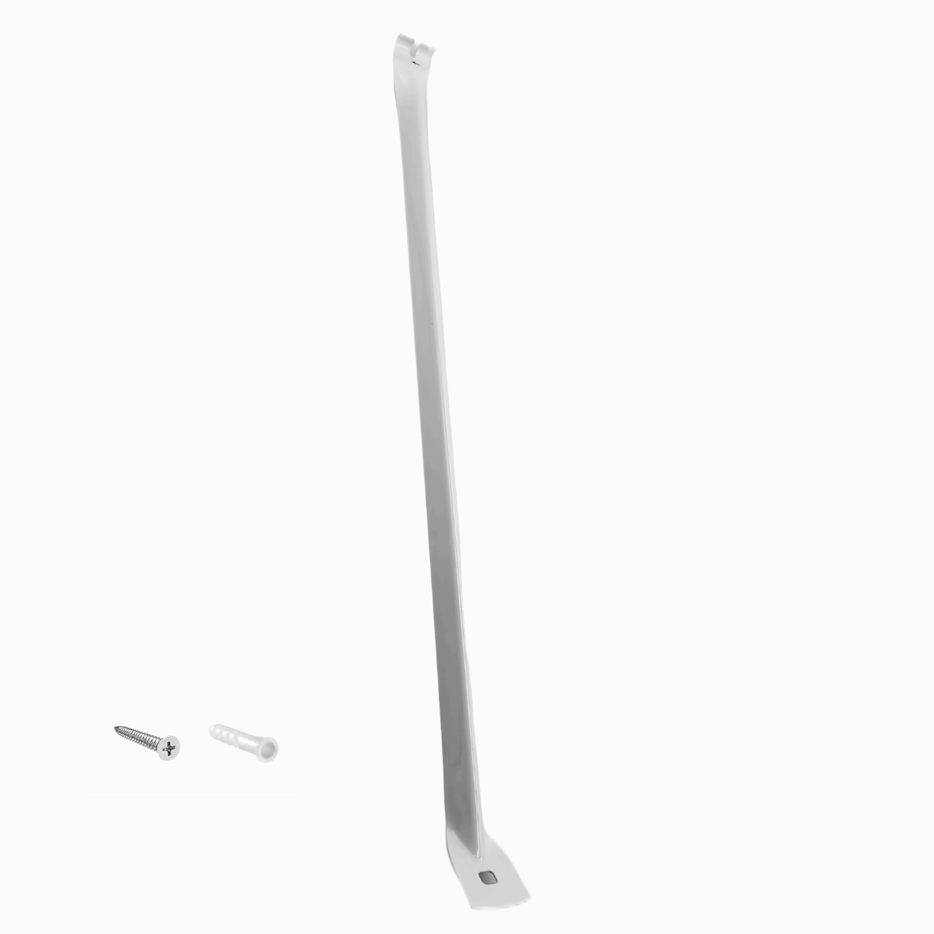 RV房车配件 17"与20.5"金属支架 承重支托用于支承网板层板(白色)