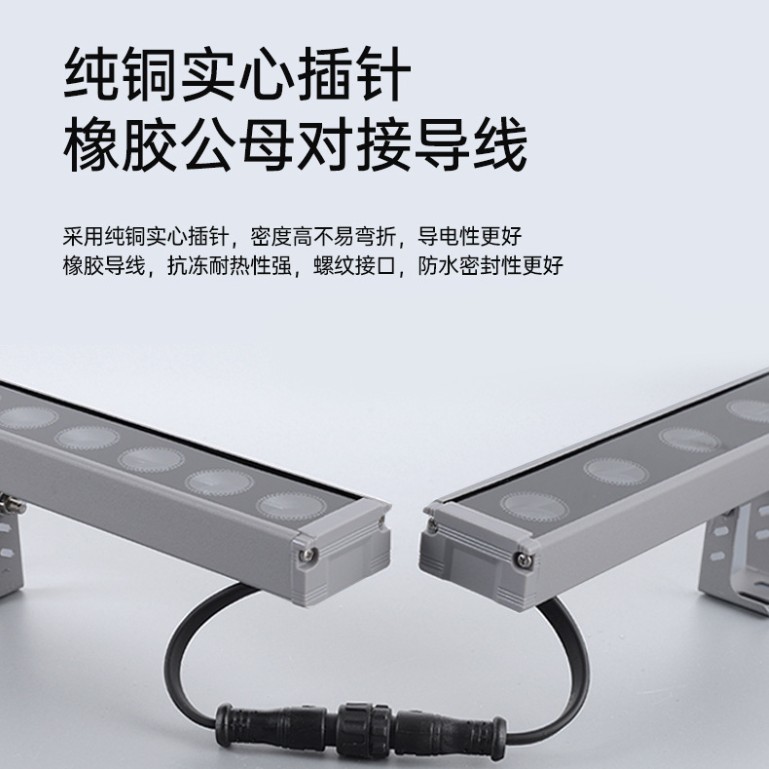 Led Outdoor Wall Washer Light Corridor Courtyard Linear Strip Light Linear Engineering Linear Outdoor Surface-Mounted Lighting