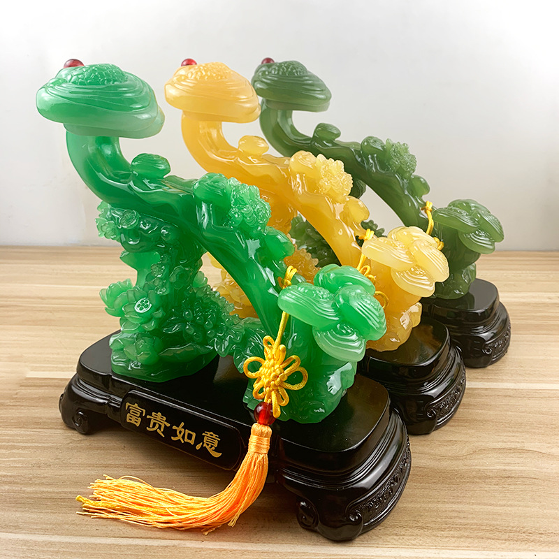 Free Shipping Fugui Yuruyi Ornaments Home Gifts Home Decorations TV Cabinet Wine Cabinet Housewarming New House Crafts