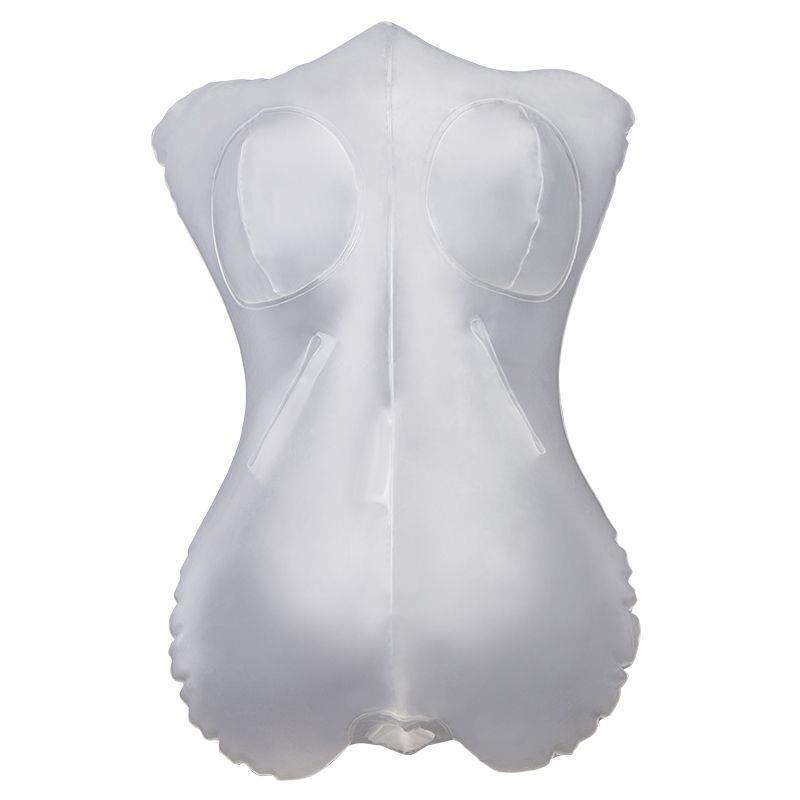 Half-body inflatable doll mug gun rack transparent vacuum pillow famous companion adult sex male masturbator