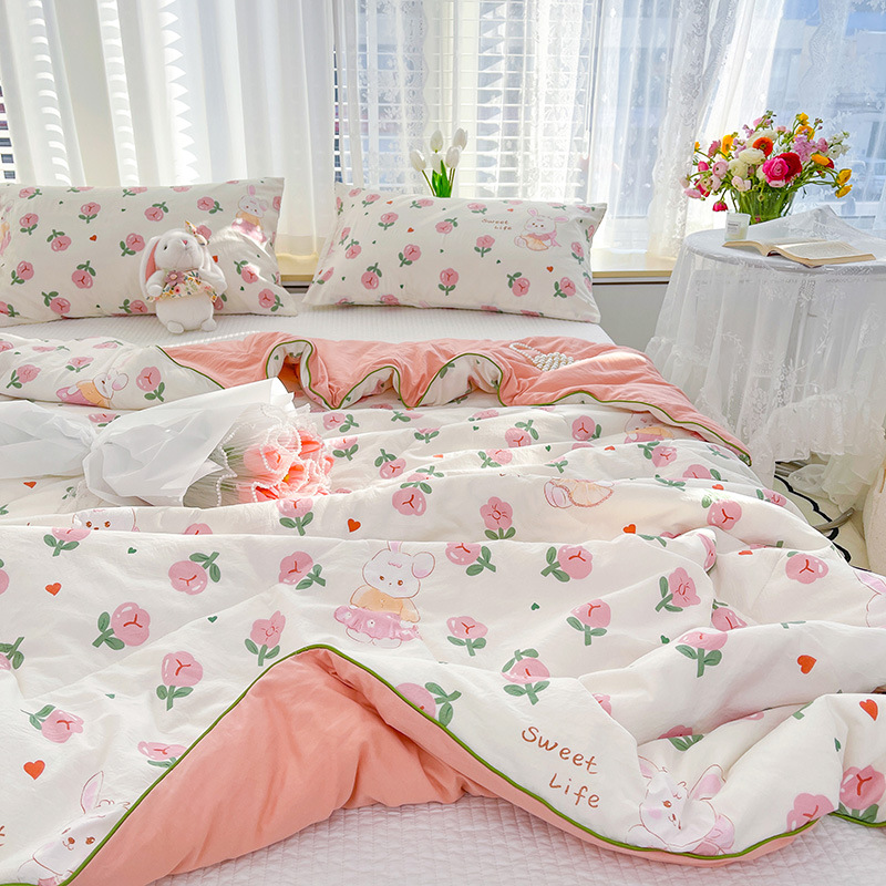 Double-layer Yarn Summer Quilt Class A Summer Air-conditioning Quilt Washable Gift Summer Quilt Summer Quilt Wholesale Children's Quilt