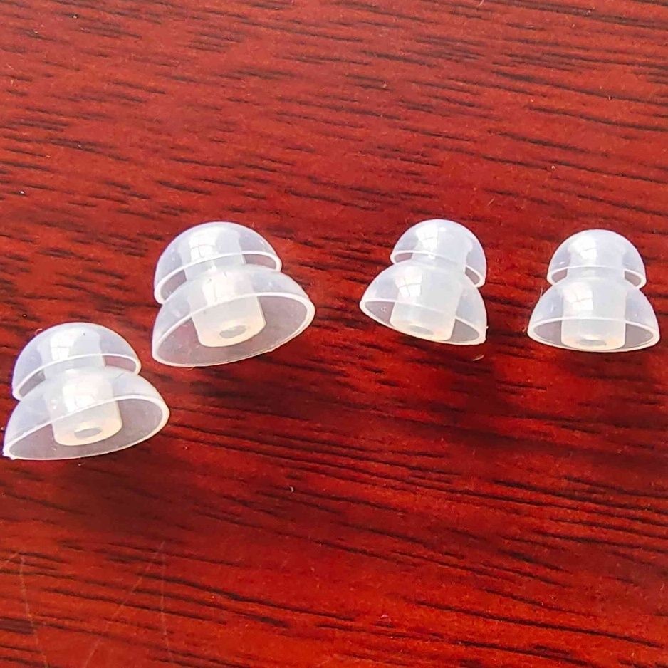 Silicone Ear Plugs Double Layer Earplugs Hearing Aid Earplugs Ear Caps Mushroom Head Soft and Odorless Glue Grain Wholesale