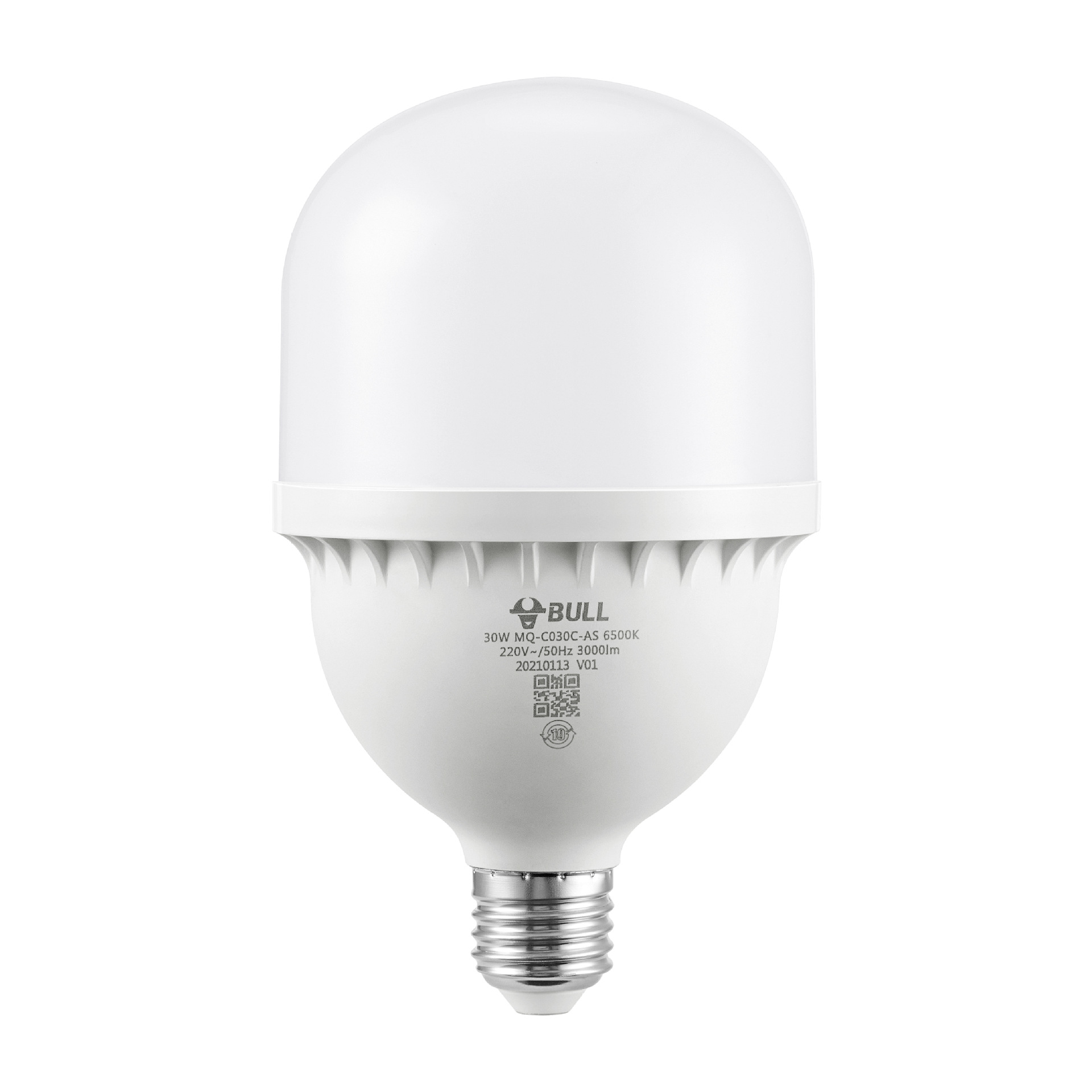 Bull LED lamp spiral E27 screw column lamp workshop workshop supermarket canteen 20W30W40W50W column lamp