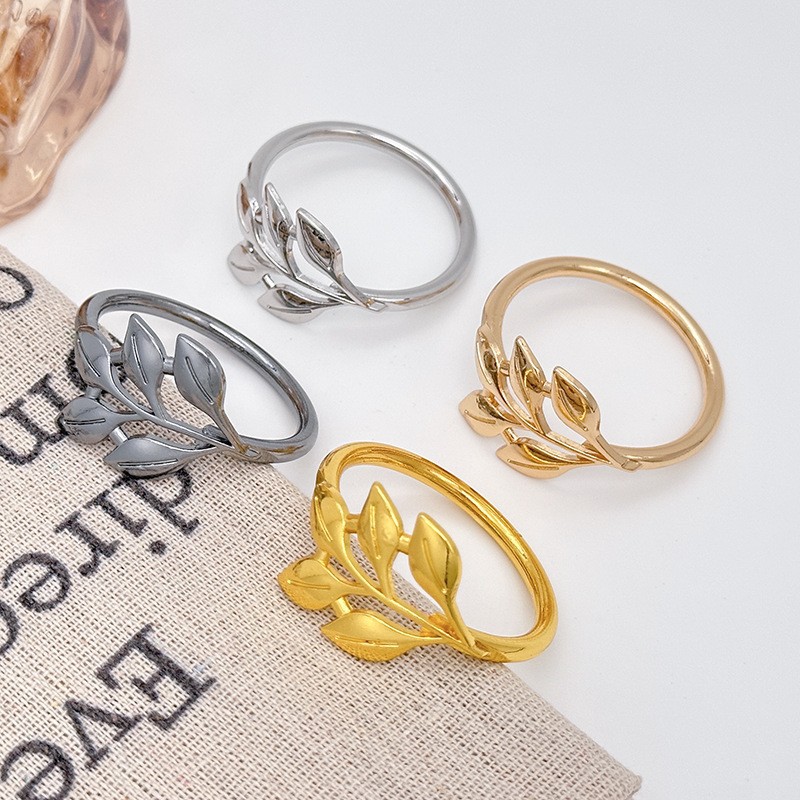 Cross-Border Hot Selling Nordic Metal Napkin Ring Wedding Table Towel Buckle Hotel European Spring Napkin Ring