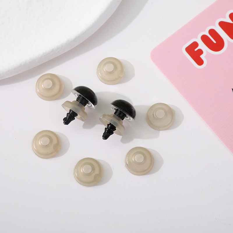 Cross Border Plush Toy Eyes TY Plastic Glitter Eyes Plastic Crystal Color Toy Shark Eyes Accessories