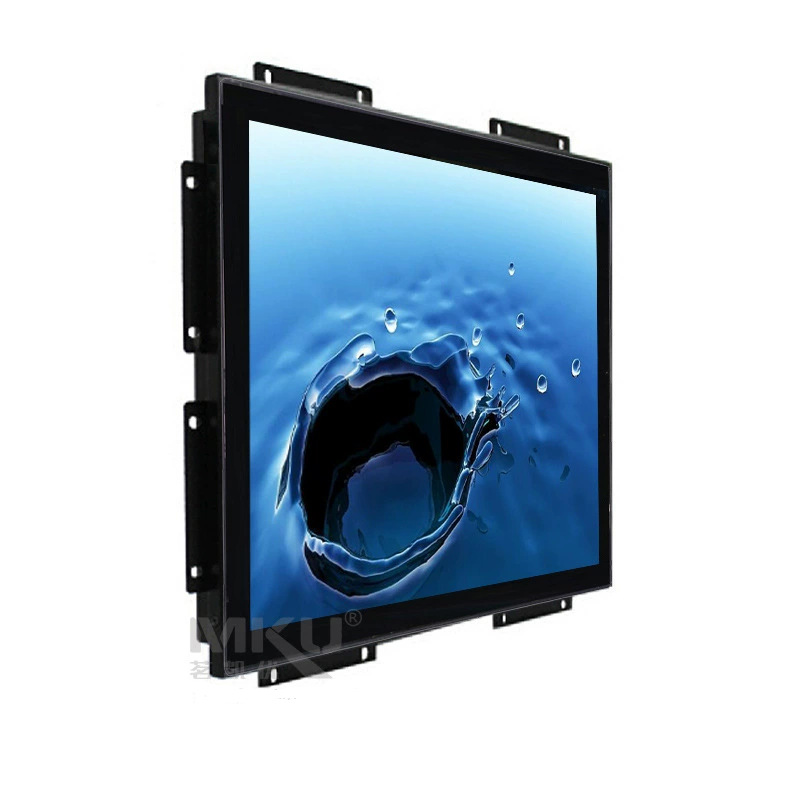 Industrial Grade Open Embedded 14inch Monitor Vga/Hdmi Hd Monitor Upgradeable Touch Screen