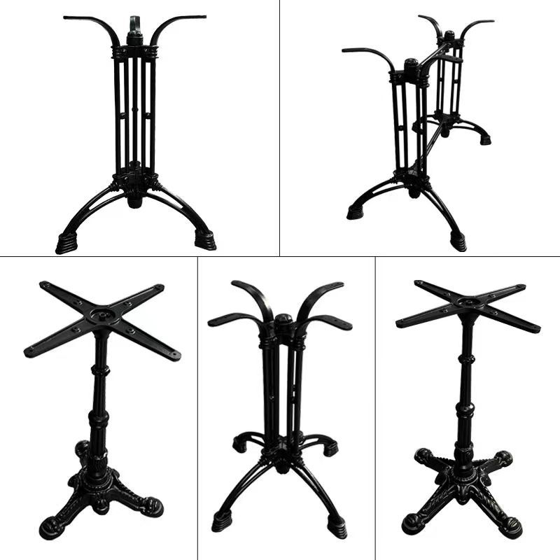 Foreign trade wholesale cast iron leg table feet metal table leg base tiger claw old American iron outdoor table feet